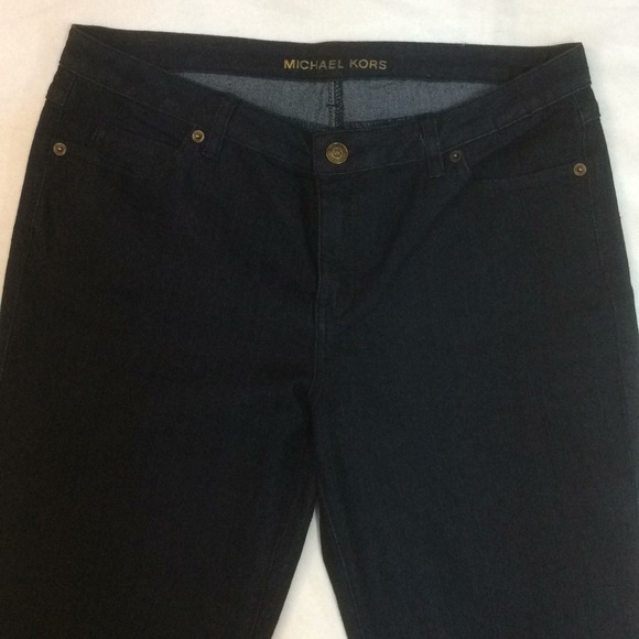 Last Chance! Michael Kors bootcut dark blue jeans - Picture 2 of 8